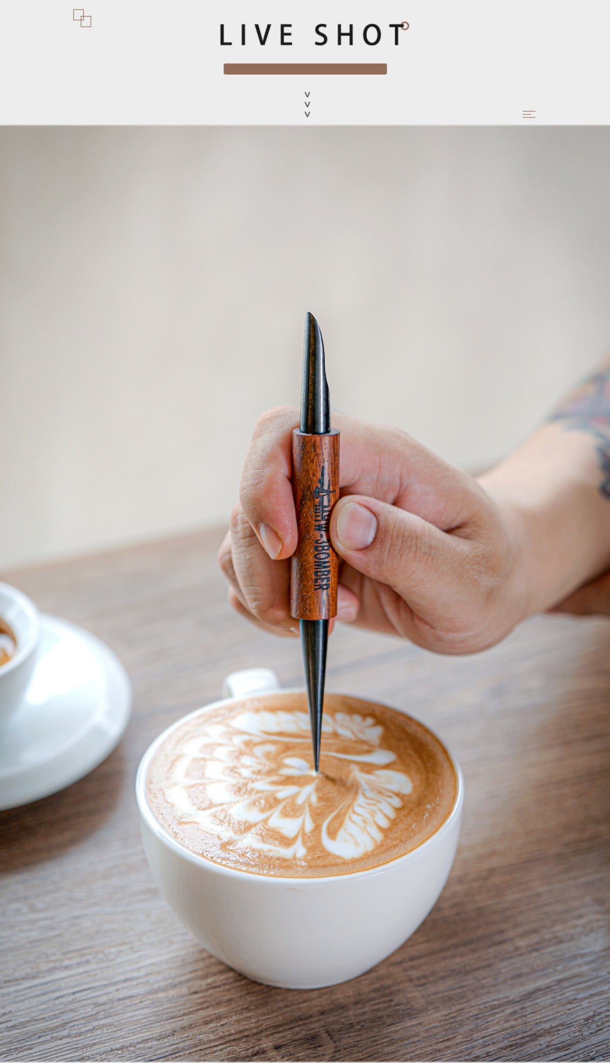 Latte Art Nadel